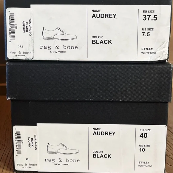 Rag & Bone Audrey Leather Oxfords - Picture 15 of 16